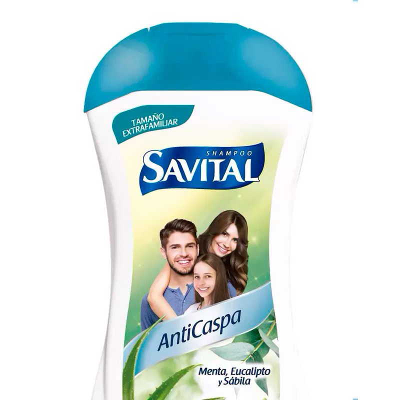 Shampoo Savital Anticaspa X 550 Ml Caoba