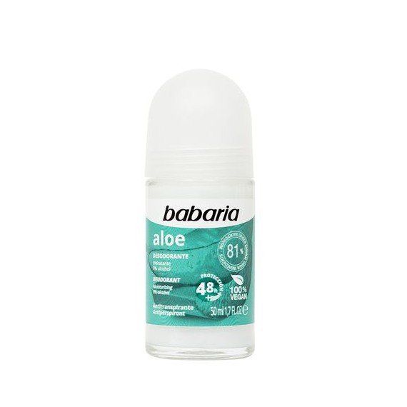 Desodorante Babaria Roll On Aloe  X 50 ML