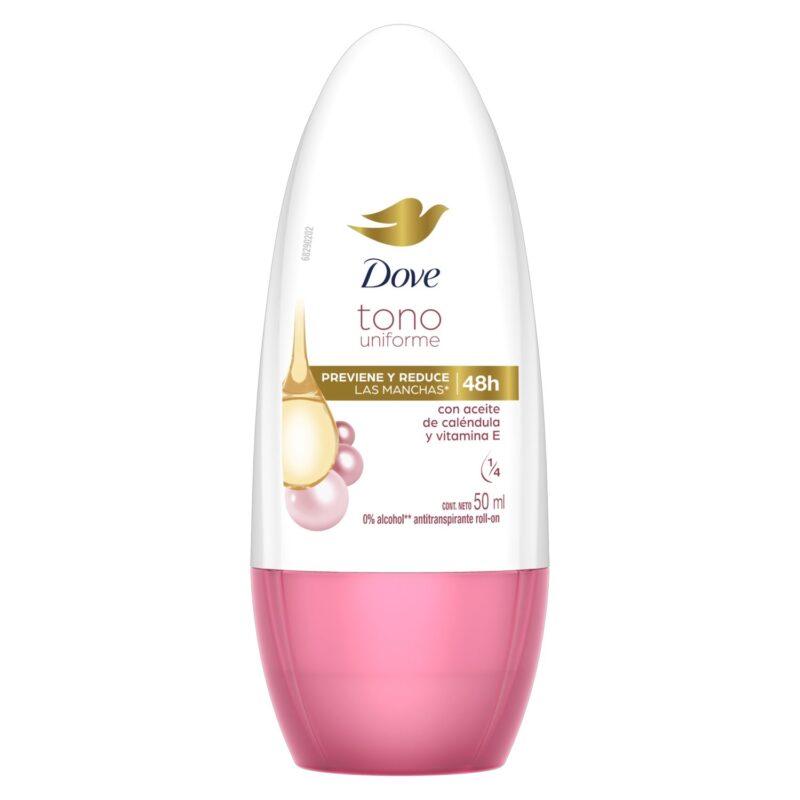 Desodorante Dove Roll On Mujer Tono Uniforme X 50 Gr