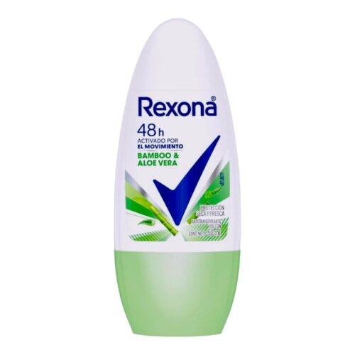 Desodorante Rexona Roll On Bamboo y Aloe Vera x 50 Gr