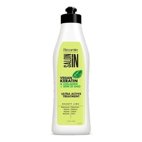 Tratamiento Recamier Keratina Semillas De Lino X 500 Gr