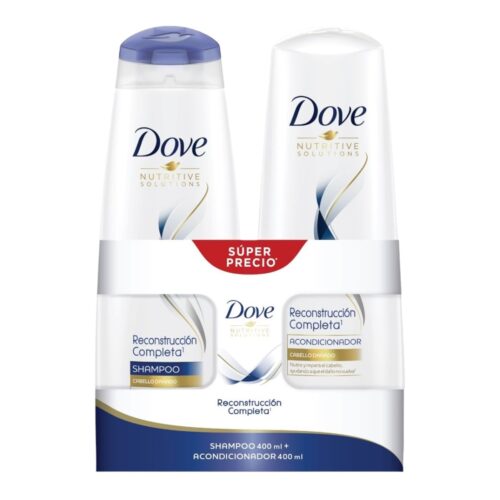 Shampoo y Acondicionador Dove Reconstrucción Completa x 400 ml