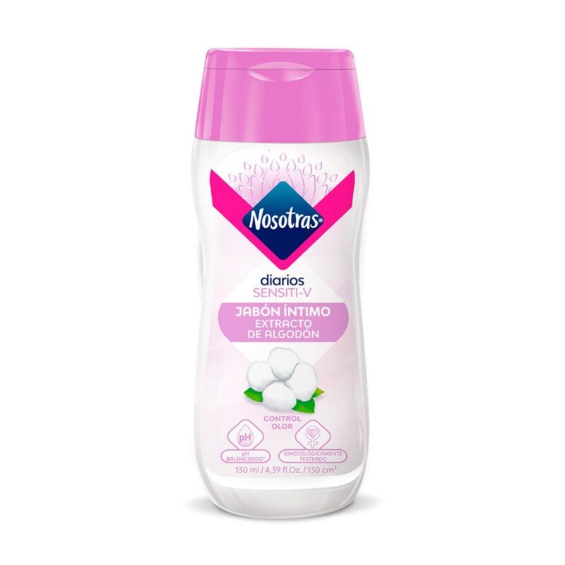 Jabón Nosotras Intimo Sensiti-V control olor x 130 ml