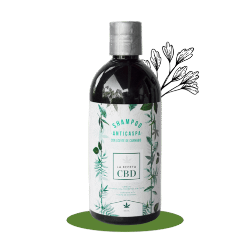 Shampoo Anticaspa La Receta CBD x 500 ML