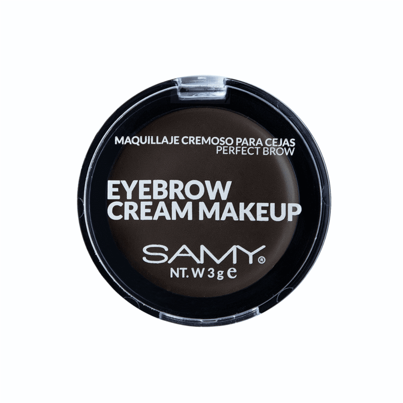Maquillaje Cremoso Samy Para Cejas Café Oscuro #2