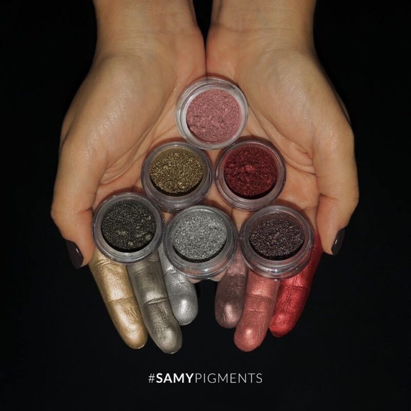 Sombra Samy Pigmento Plata Brillante #9