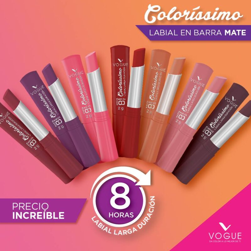 Labial Vogue Colorísimo Larga Duración