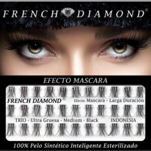 Pestañas French Diamond Trio