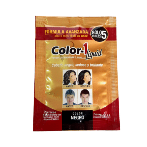 Tintura Color 1 Liquido Negro X 30 ML