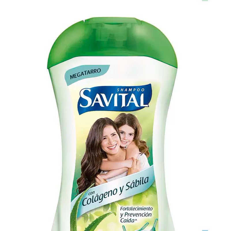 Colageno-y-Sabila.jpg Shampoo Savital Colágeno y Sábila X 550 ML