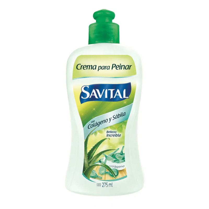 Crema De Peinar Savital Colágeno y Sábila X 275 ML
