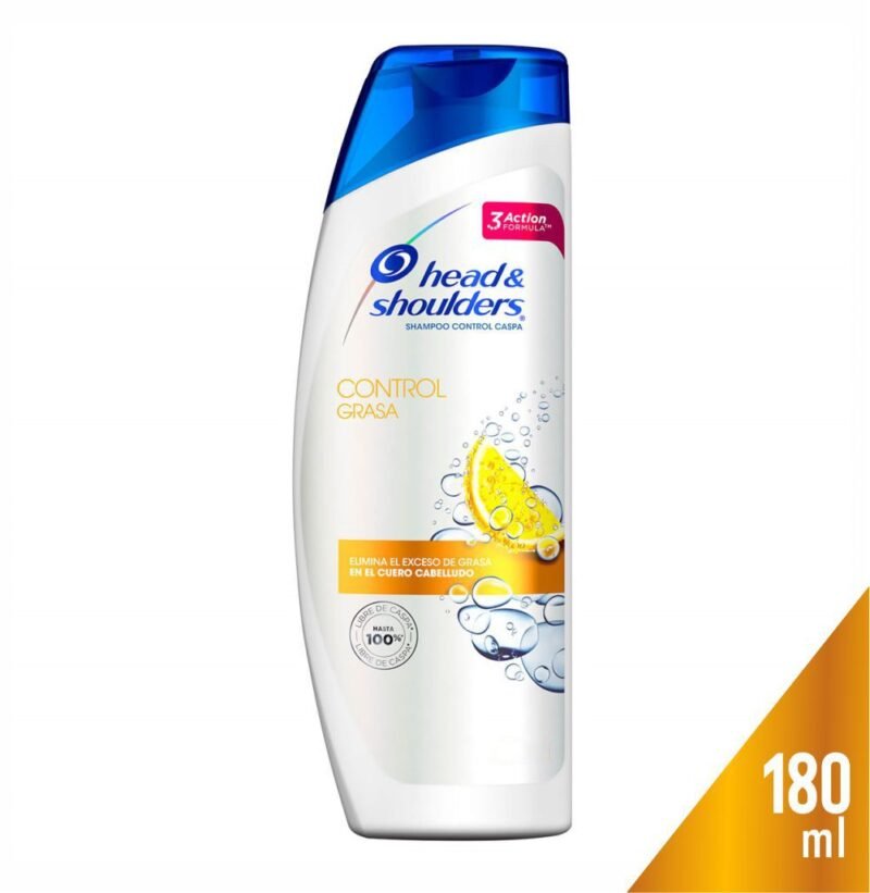 Shampoo Head & Shoulders Control Grasa X 180 ML