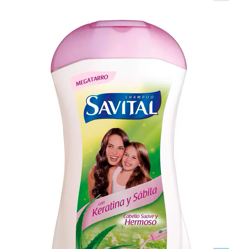 Shampoo Savital Keratina y Sábila X 550 ML