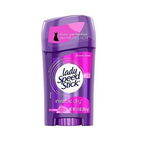 Desodorante Lady Speed Stick Barra Invisible x 40 Gr