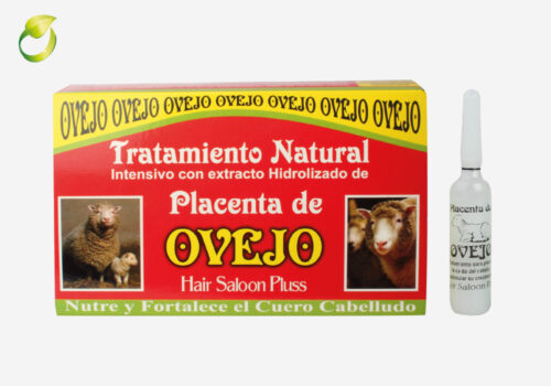 Ampolleta Hair Saloon Placenta De Ovejo