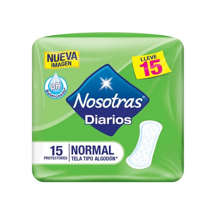Protectores Nosotras Diarios X 15 Unds