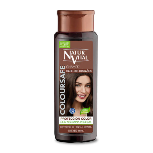 Shampoo Coloursafe Naturaleza Y Vida Castaño X 300 ML