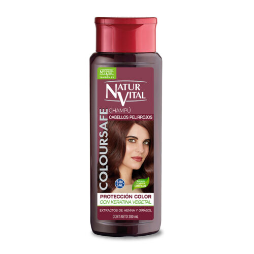 Shampoo Coloursafe Naturaleza Y Vida Pelirrojo X 300 ML