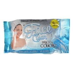 desmaqAz.jpg Toallas Desmaquilladoras Face Clean Colageno X 30 Unds