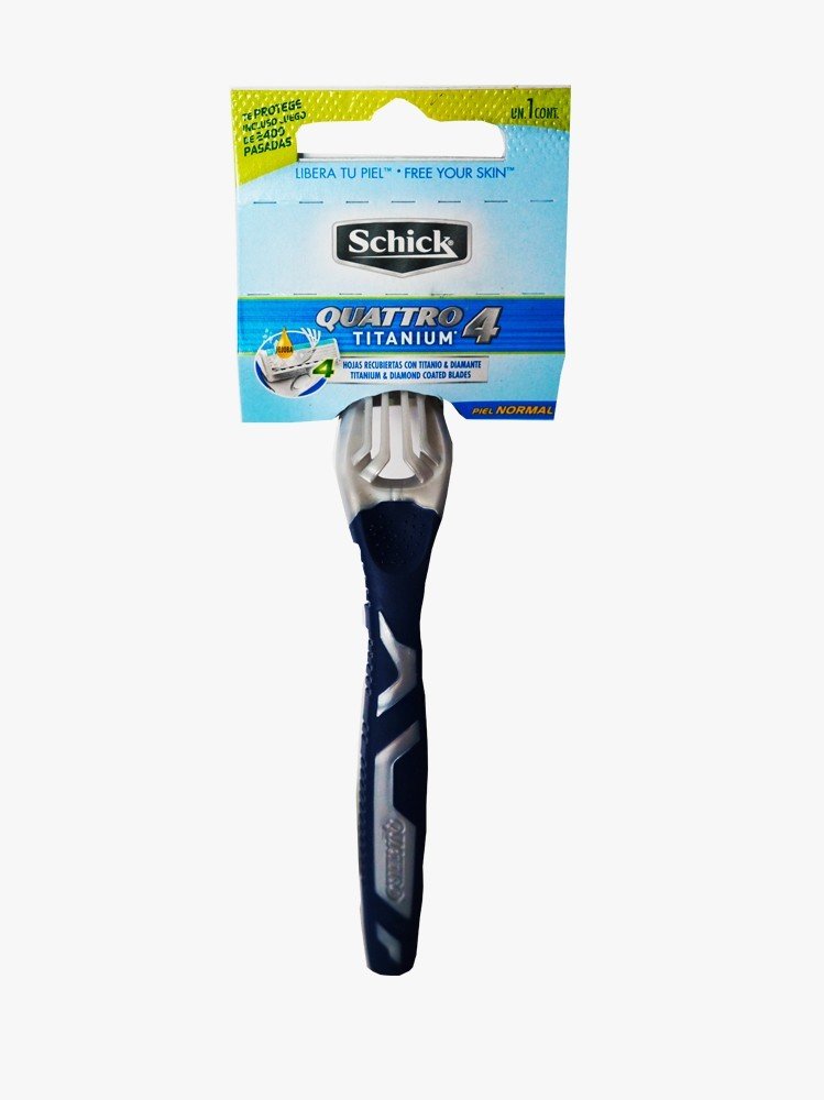 maquina-de-afeitar-schick-4-hojas-desechable.jpg Maquina De Afeitar Schick 4 Hojas Titanium