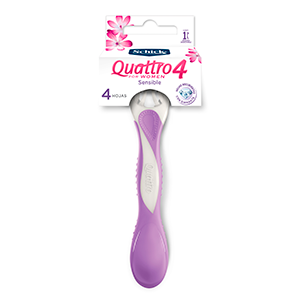 Maquina De Afeitar Schick 4 Hojas Mujer