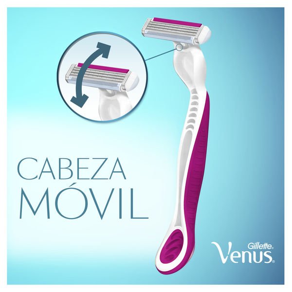 Maquina De Afeitar Gillette Desechable Venus Simply 3 Hojas