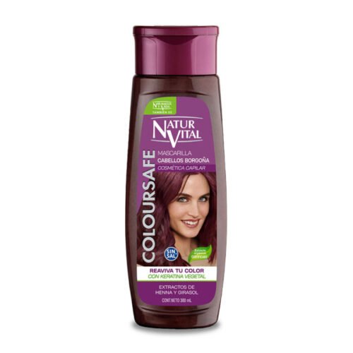 Mascarilla Coloursafe Naturaleza Y Vida Borgoña X 300 ML