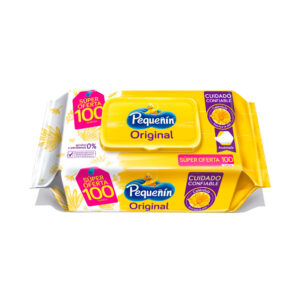 Pañitos Humedos Pequeñín Con Karité X 100 Unds