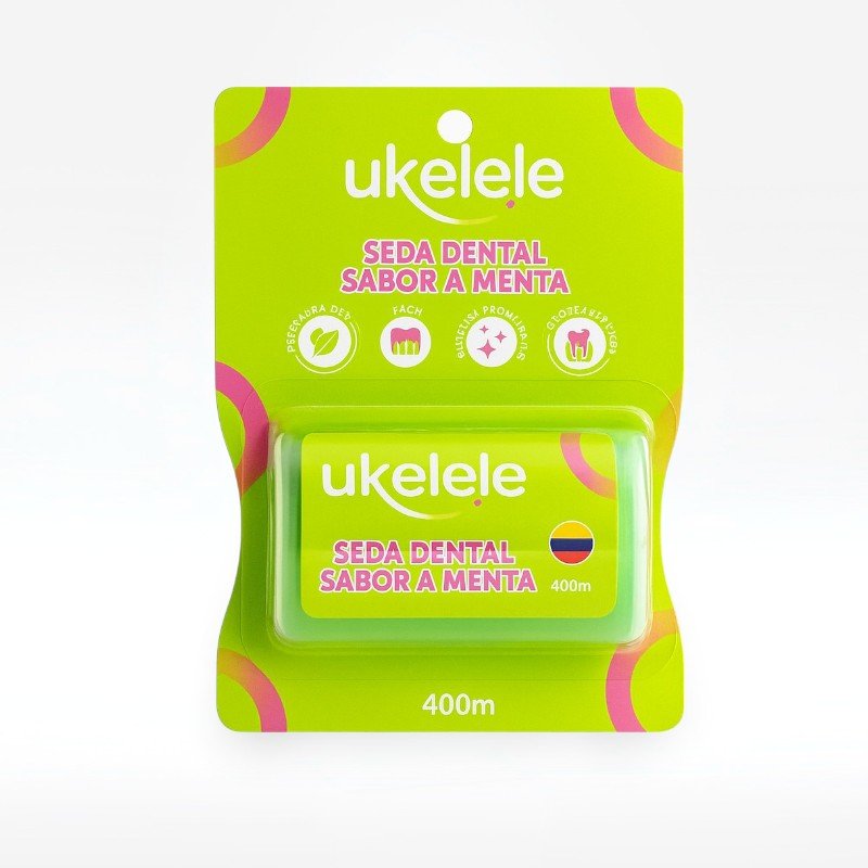 ukelele x 400 menta-Photoroom Seda Dental Ukelele ( Dent Up ) X 400 Mts