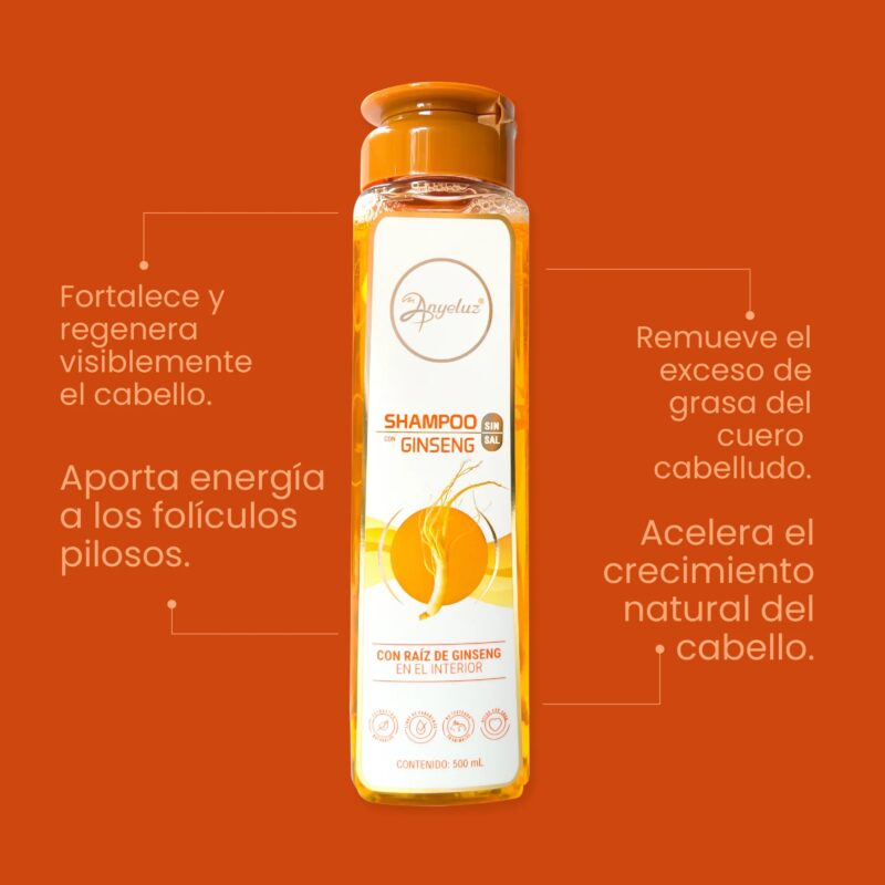 Shampoo Anyeluz Con Ginseng x 500 Ml